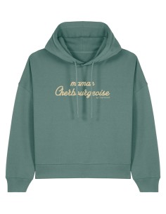 Hoodie (sweat à capuche) femme Maman personnalisable en coton biologique