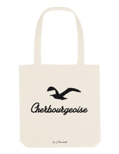 Tote bag écru Cherbourgeoise mouette