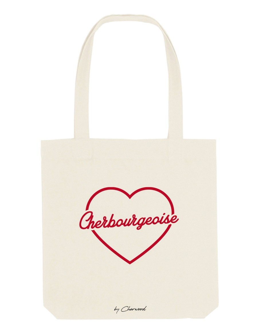 Sac Tote Bag Love Cherbourgeoise • Accessoires • Cherwood