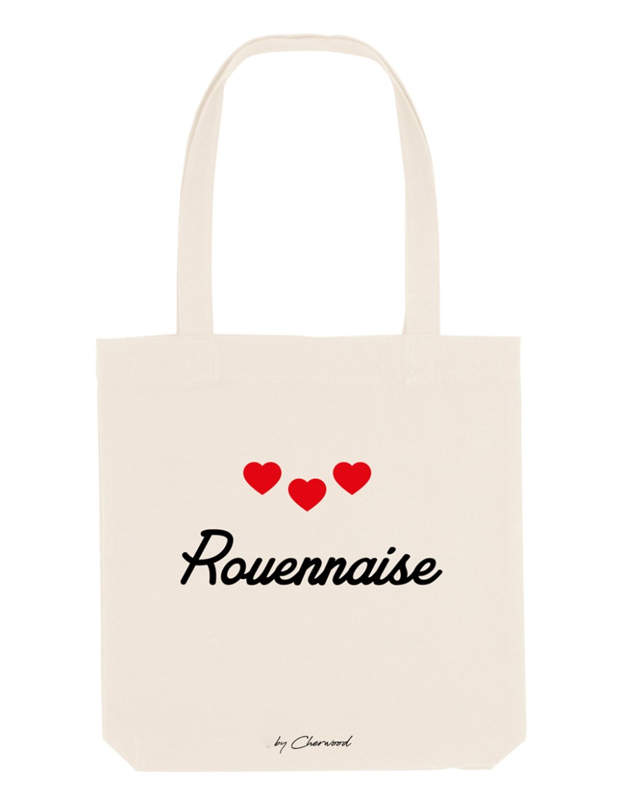 Sac tote-bag Rouennaise Coeurs • Accessoires • Cherwood
