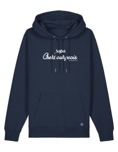 Hoodie Papa Cherbourgeois en coton biologique by Cherwood