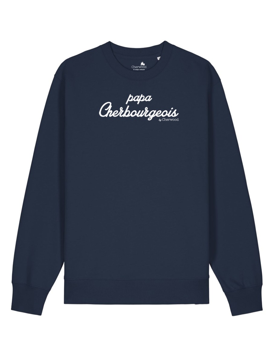Sweat Homme Papa Cherbourgeois • Stylé en Famille • Cherwood