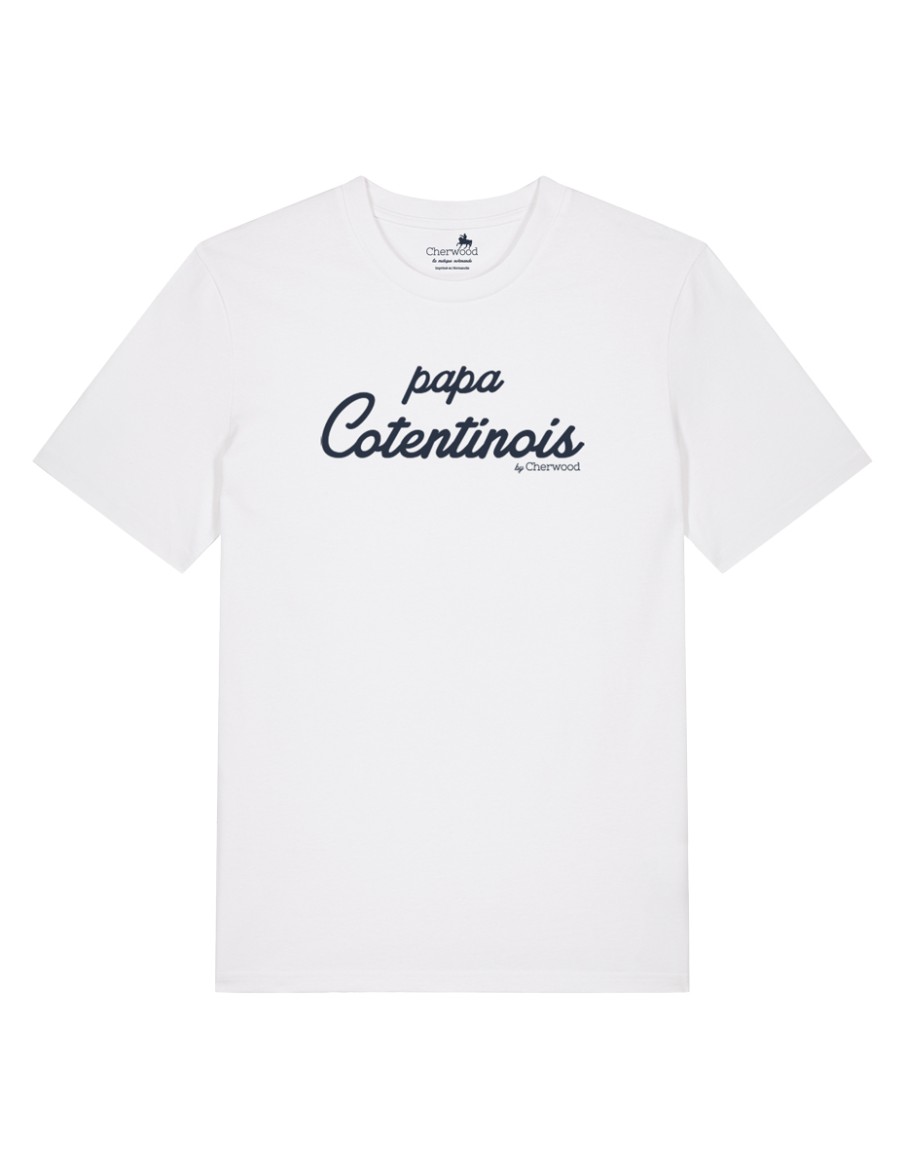 T-shirt Homme Papa Cotentinois • Papa • Cherwood