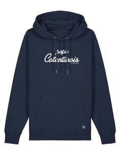 Hoodie Papa Cotentinois en coton biologique by Cherwood