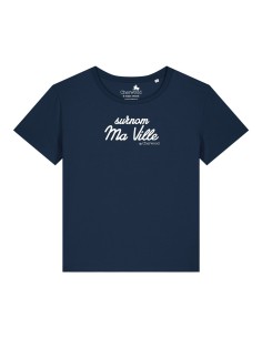 T-shirt (tee-shirt) Femme Mamie Personnalisable 100% coton bio