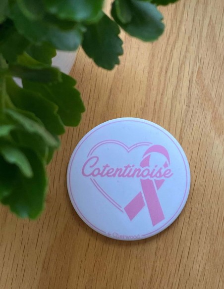 Magnet Décapsuleur Cotentinoise Octobre Rose by Cherwood