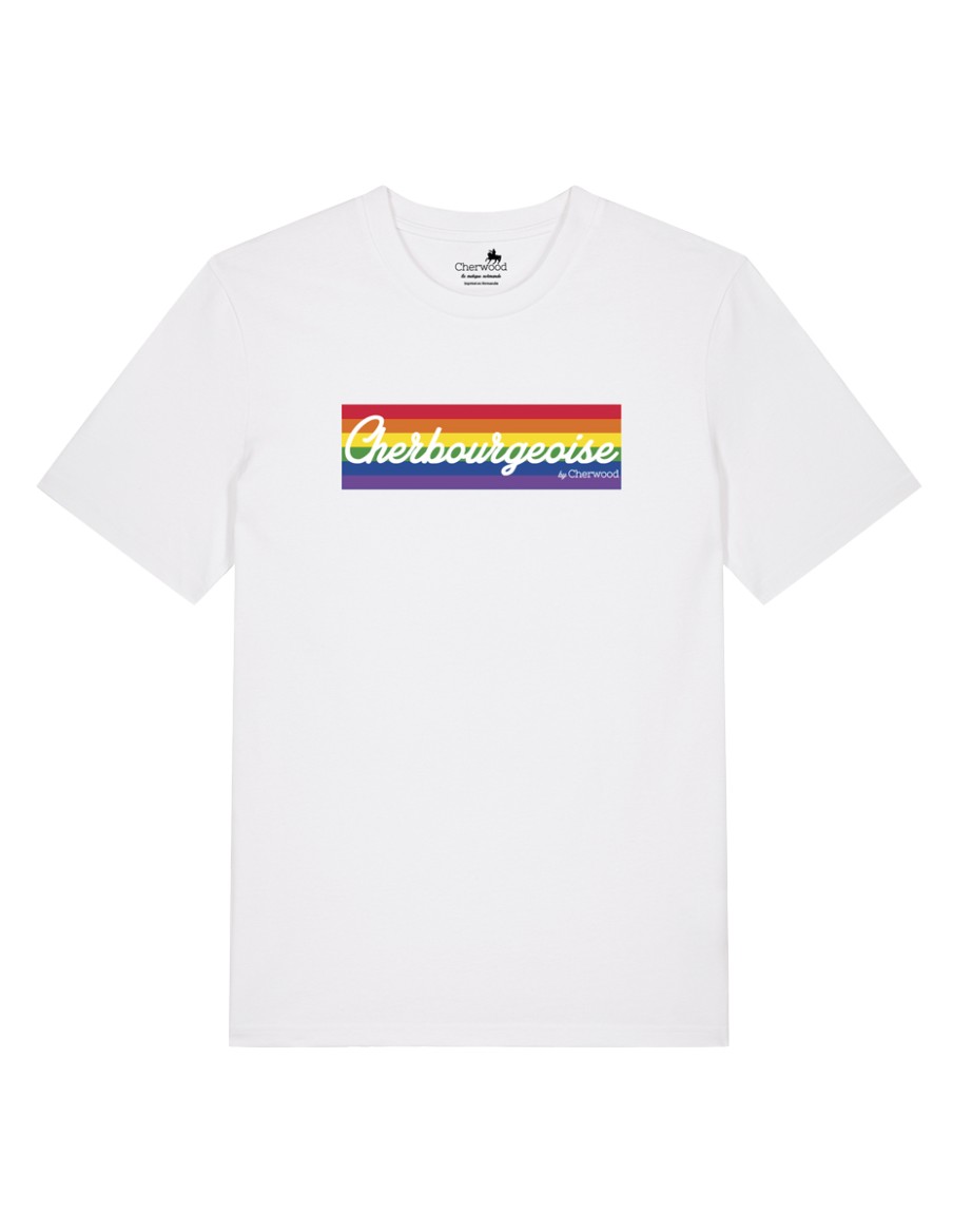 T-shirt Femme Cherbourgeoise Rainbow • ?️‍? Rainbow Style • Cherwood