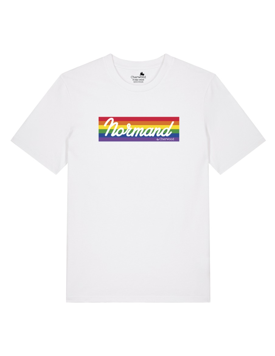 T-shirt Homme Normand Rainbow • ?️‍? Rainbow Style • Cherwood