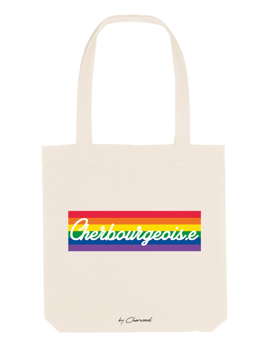Sac Tote bag Cherbourgeois.e Rainbow • ?️‍? Rainbow Style • Cherwood