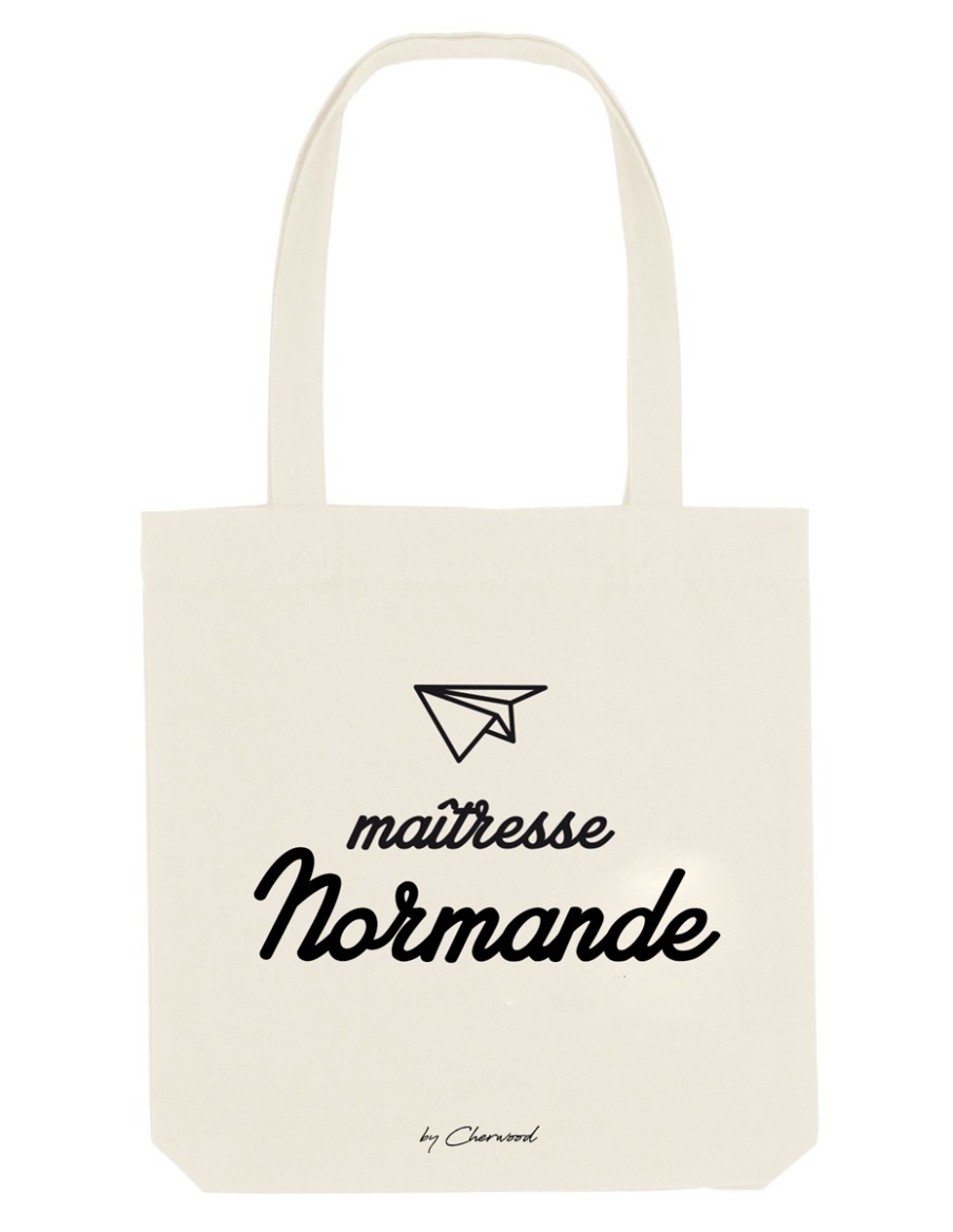 Tote bag Maîtresse Normande avion • Maitresse • Cherwood