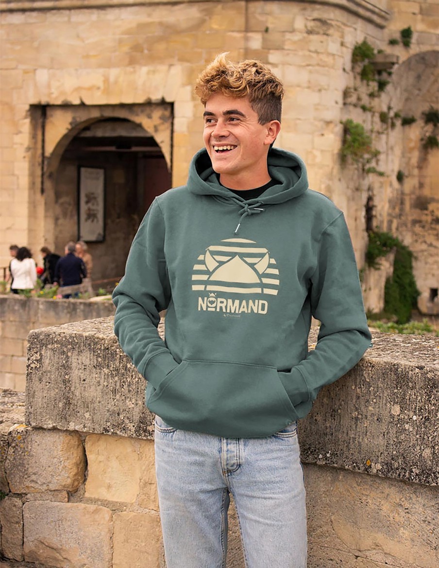 Hoodie Mixte Proud Normand • Homme • Cherwood