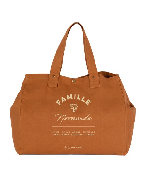 Cabas famille Personnalisable 100% coton