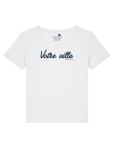 T-shirt Femme Personnalisable 100% coton bio
