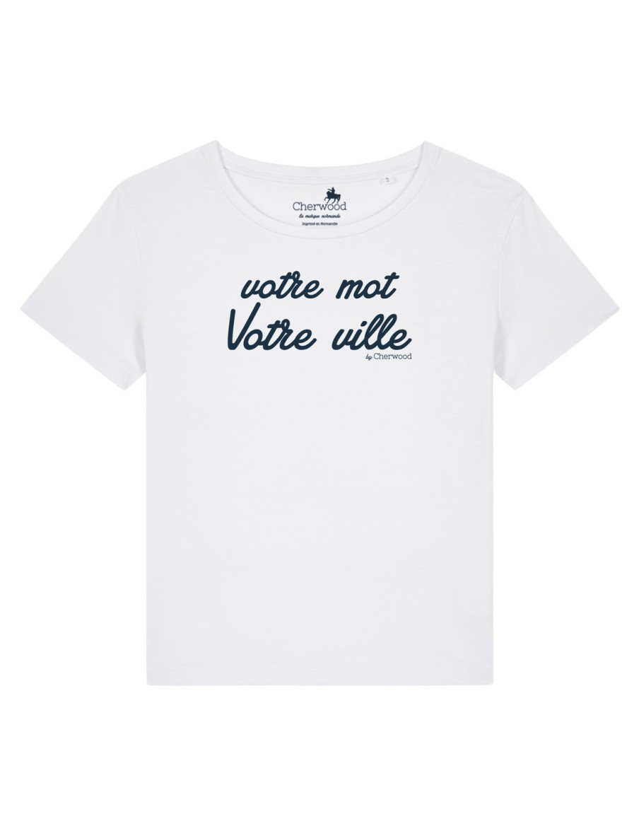 T-shirt Femme Ultra-Personnalisable • Personnalisation • Cherwood
