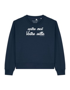 Sweat Femme Ultra-Personnalisable coton biologique by Cherwood