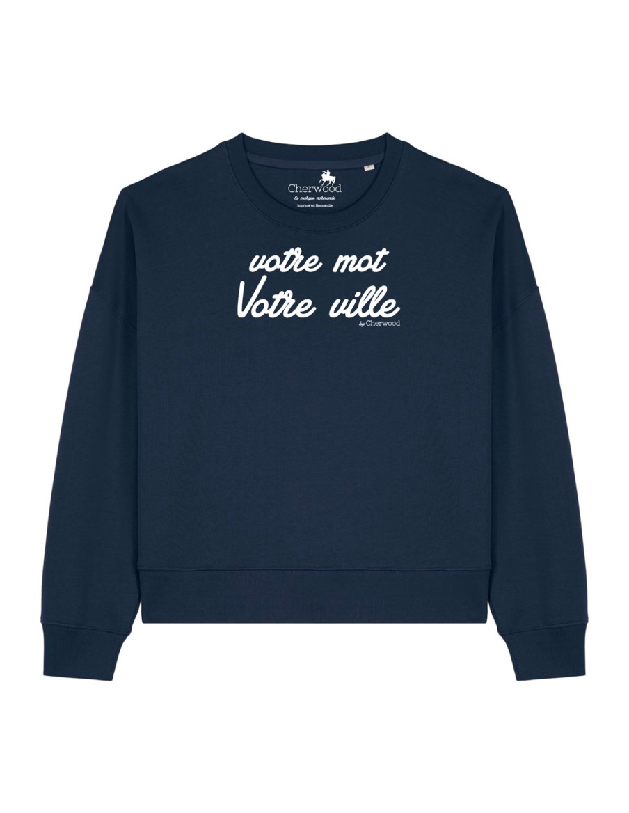 Sweat Femme Ultra-Personnalisable • Personnalisation • Cherwood