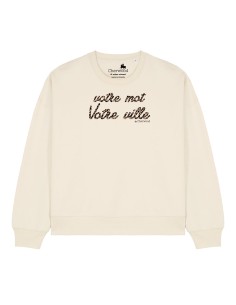 Sweat Femme Ultra-Personnalisable coton biologique by Cherwood