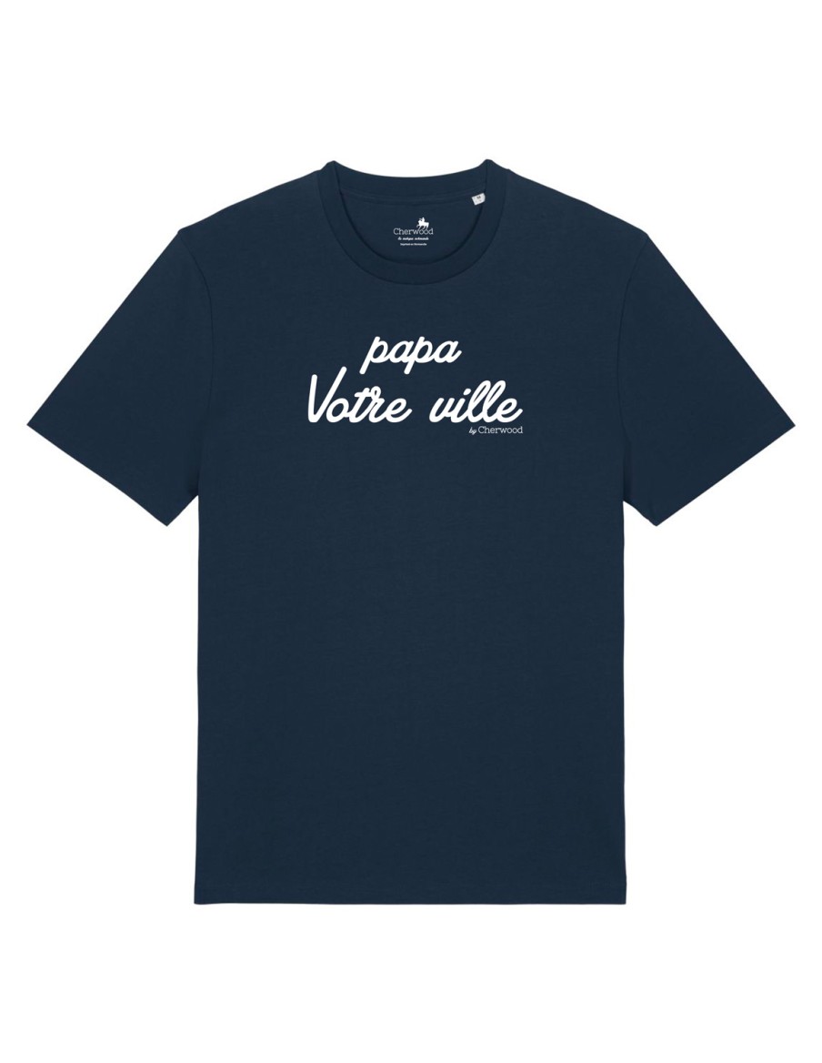 T-shirt Homme Papa Personnalisable • Personnalisation • Cherwood