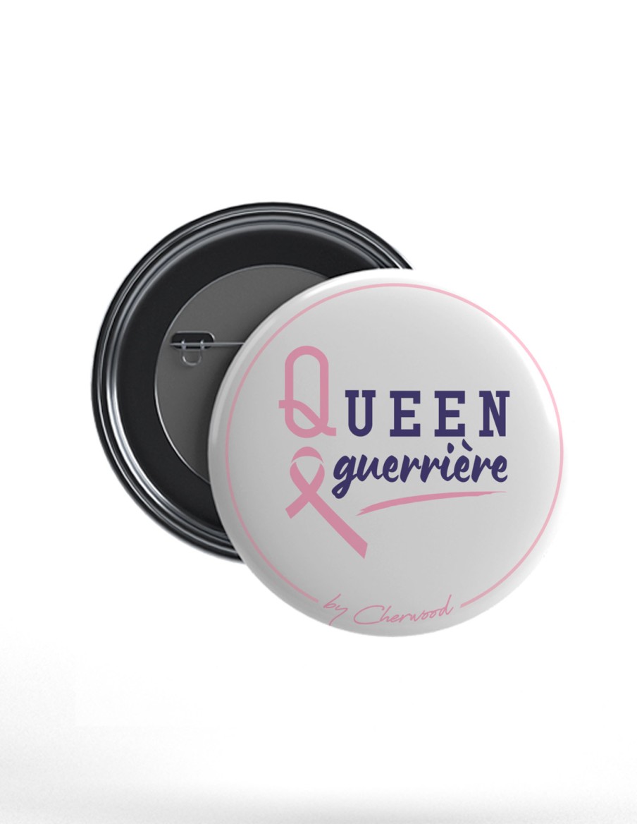 Octobre Rose Badge Queen Guerrière • Octobre Rose • Cherwood