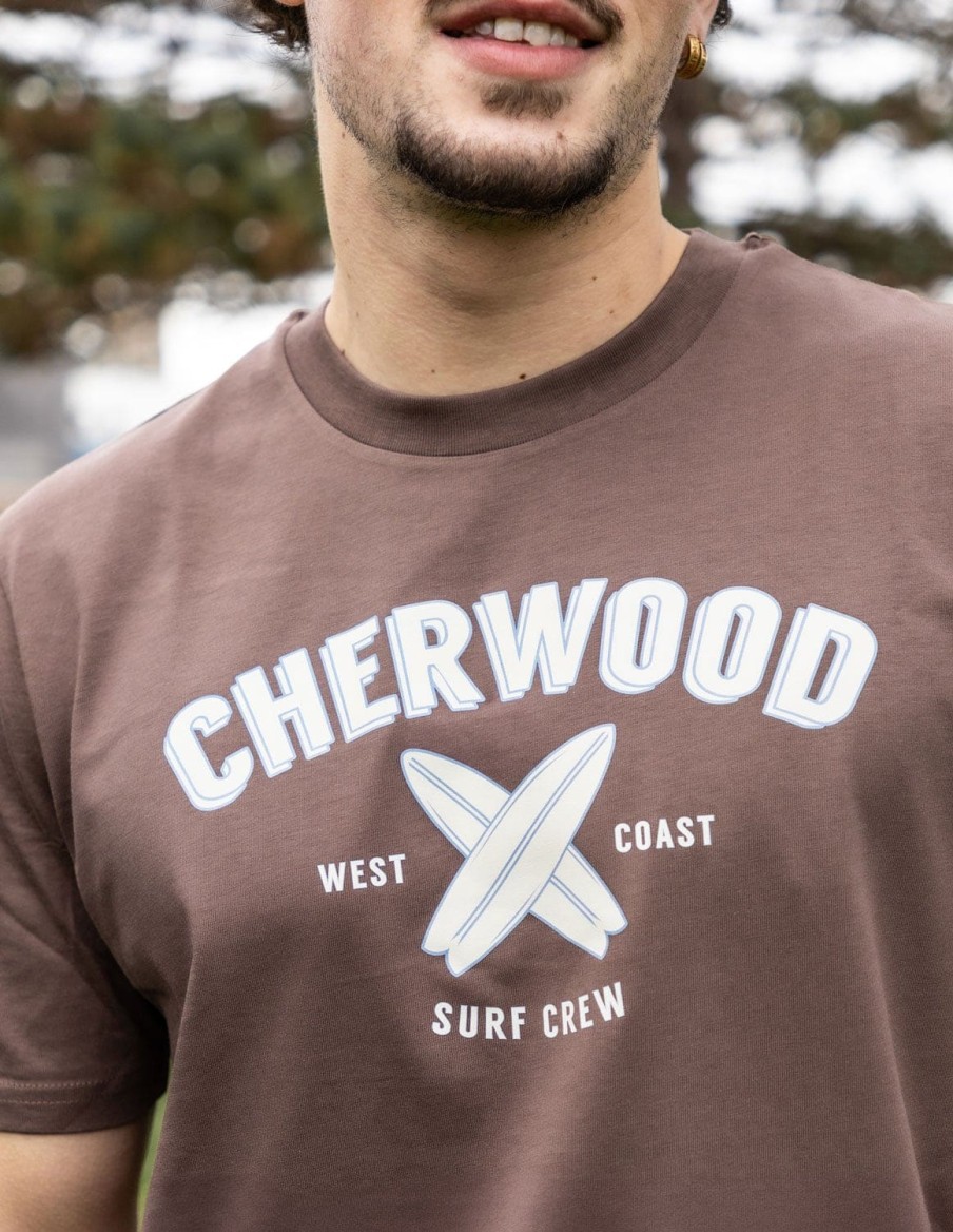 T-shirt Mixte Cherwood Surf Crew • Homme • Cherwood