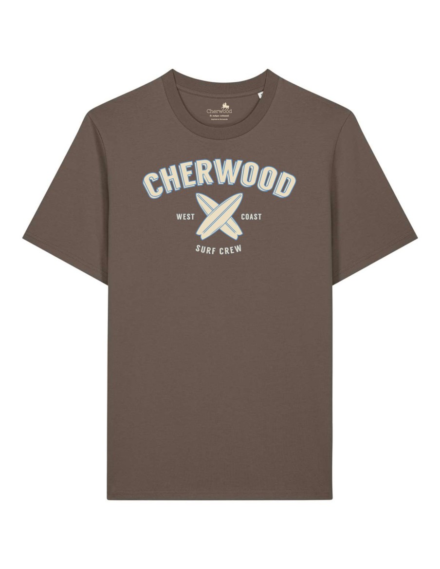 T-shirt Mixte Cherwood Surf Crew • Homme • Cherwood