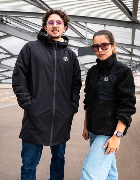 Veste imperméable doublée sherpa