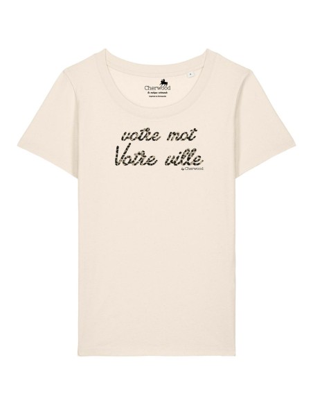 T-shirt Femme Personnalisable 100% coton bio