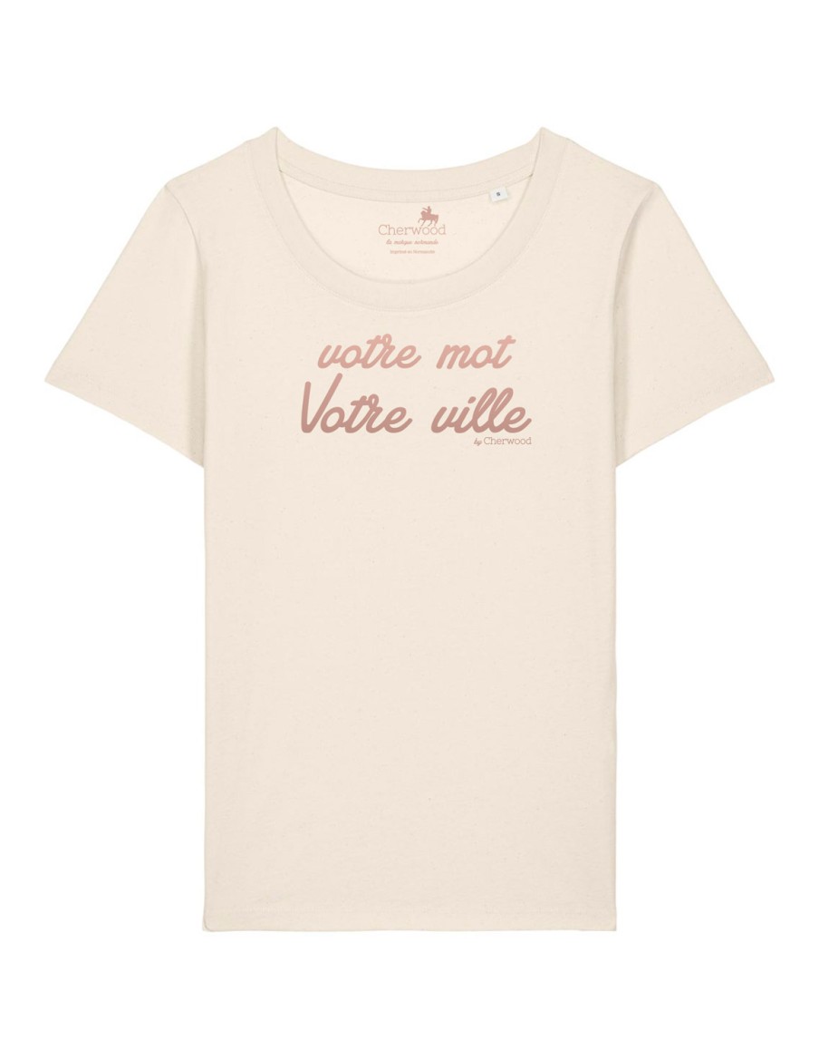 T-shirt Femme Ultra-Personnalisable • Personnalisation • Cherwood