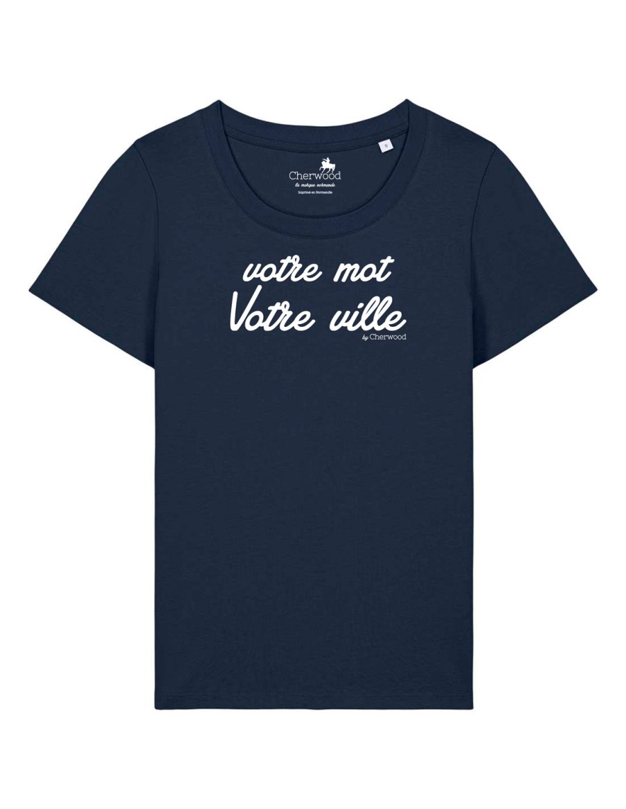 T-shirt Femme Ultra-Personnalisable • Personnalisation • Cherwood