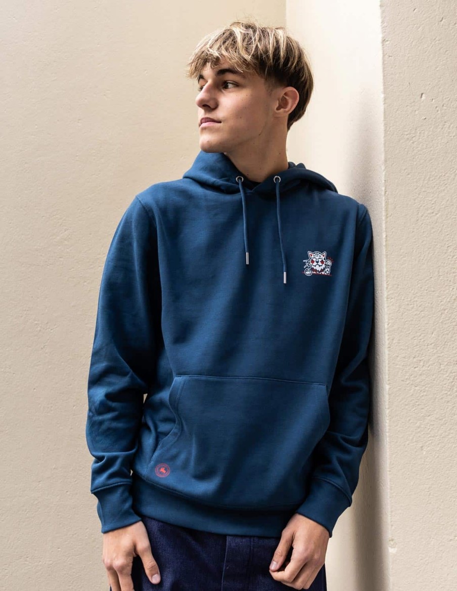 Hoodie Mixte Mr Smuggler Maneki Hyo • Hoodies (sweats à capuche) • Cherwood