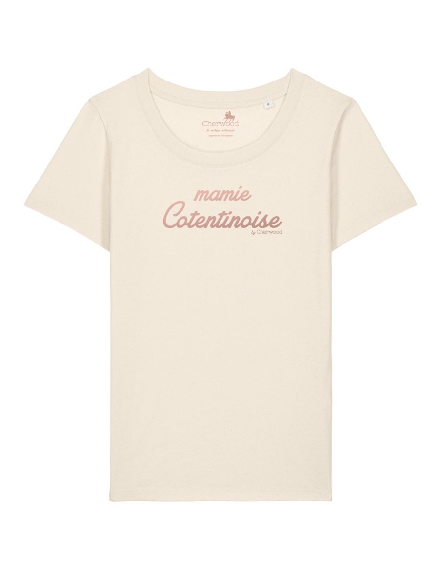 T-shirt Femme mamie Cotentinoise • Grand-Mère • Cherwood