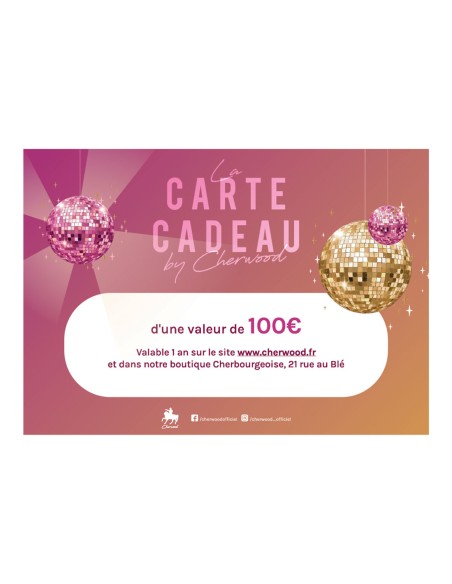 Carte Cadeau Cherwood 100€