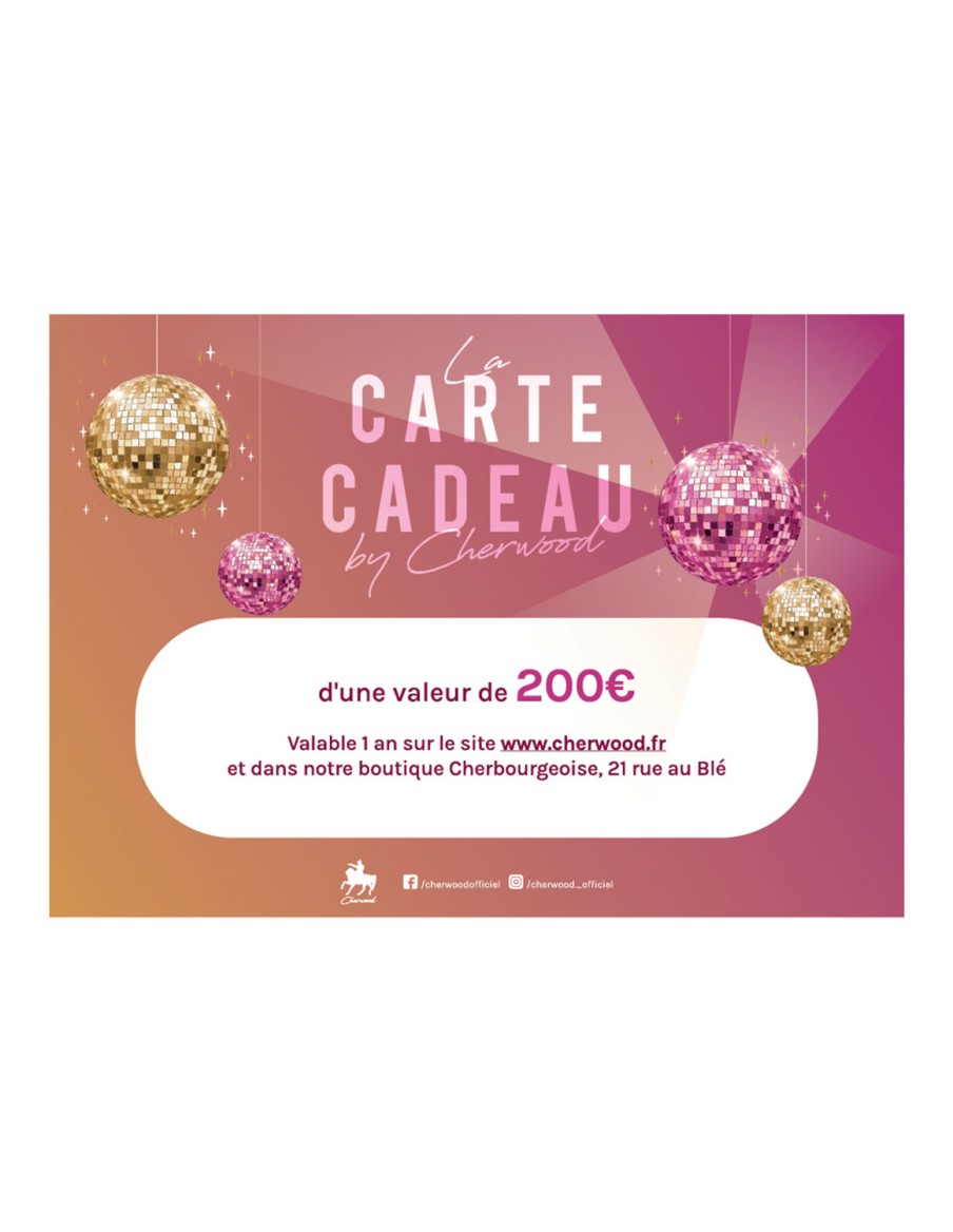 La Carte Cadeau Cherwood 200€ • Stylé en Famille • Cherwood