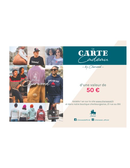 Carte Cadeau Cherwood 50€