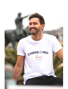 T-shirt mixte Cherbourg lover blanc