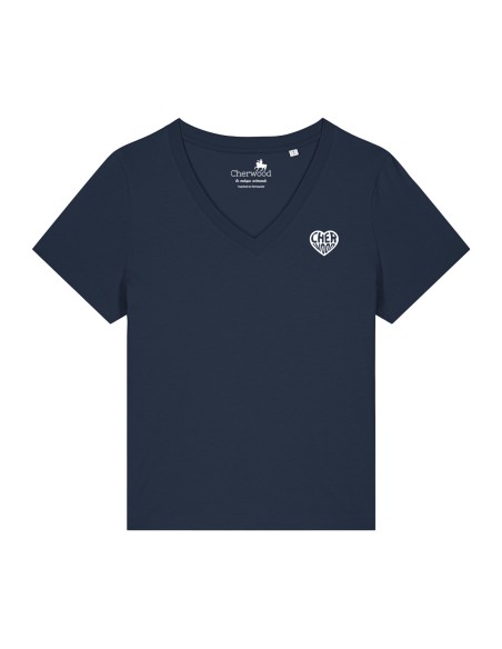 T-shirt femme col V Cherwood Love