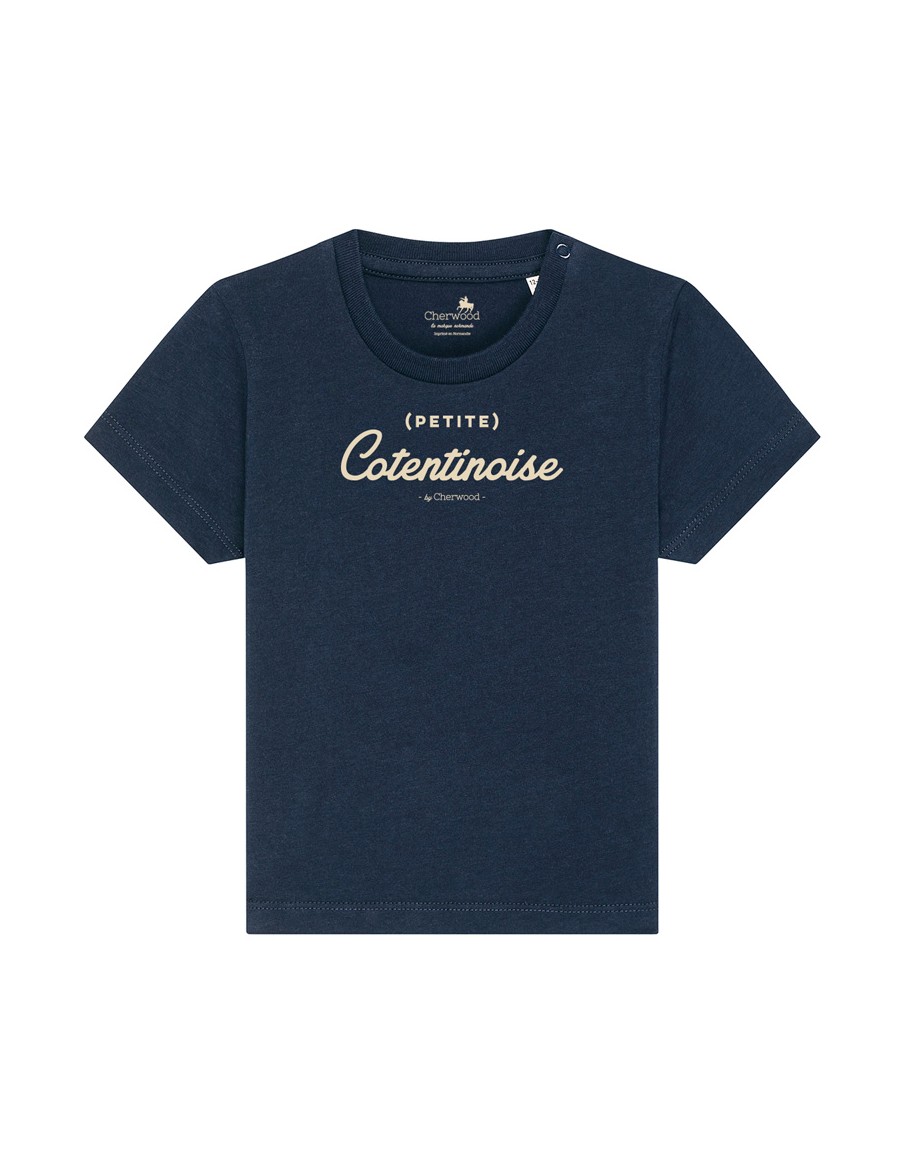 T-shirt Bébé fille (petite) Cotentinoise • Bébé • Cherwood