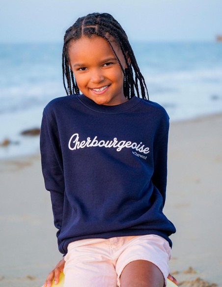 Sweat Fille Cherbourgeoise coton biologique by Cherwood
