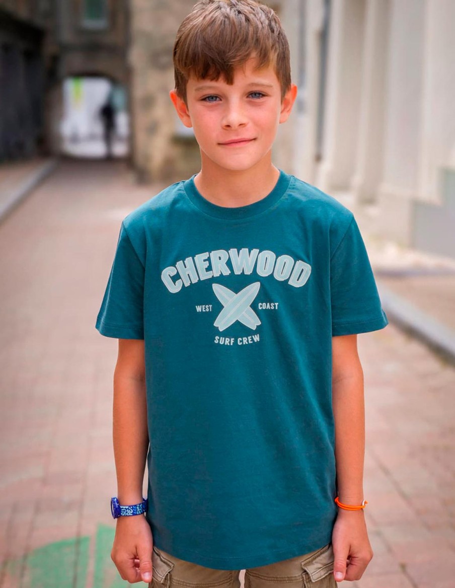 T-shirt enfant Cherwood Surf Crew v2 • Enfant • Cherwood