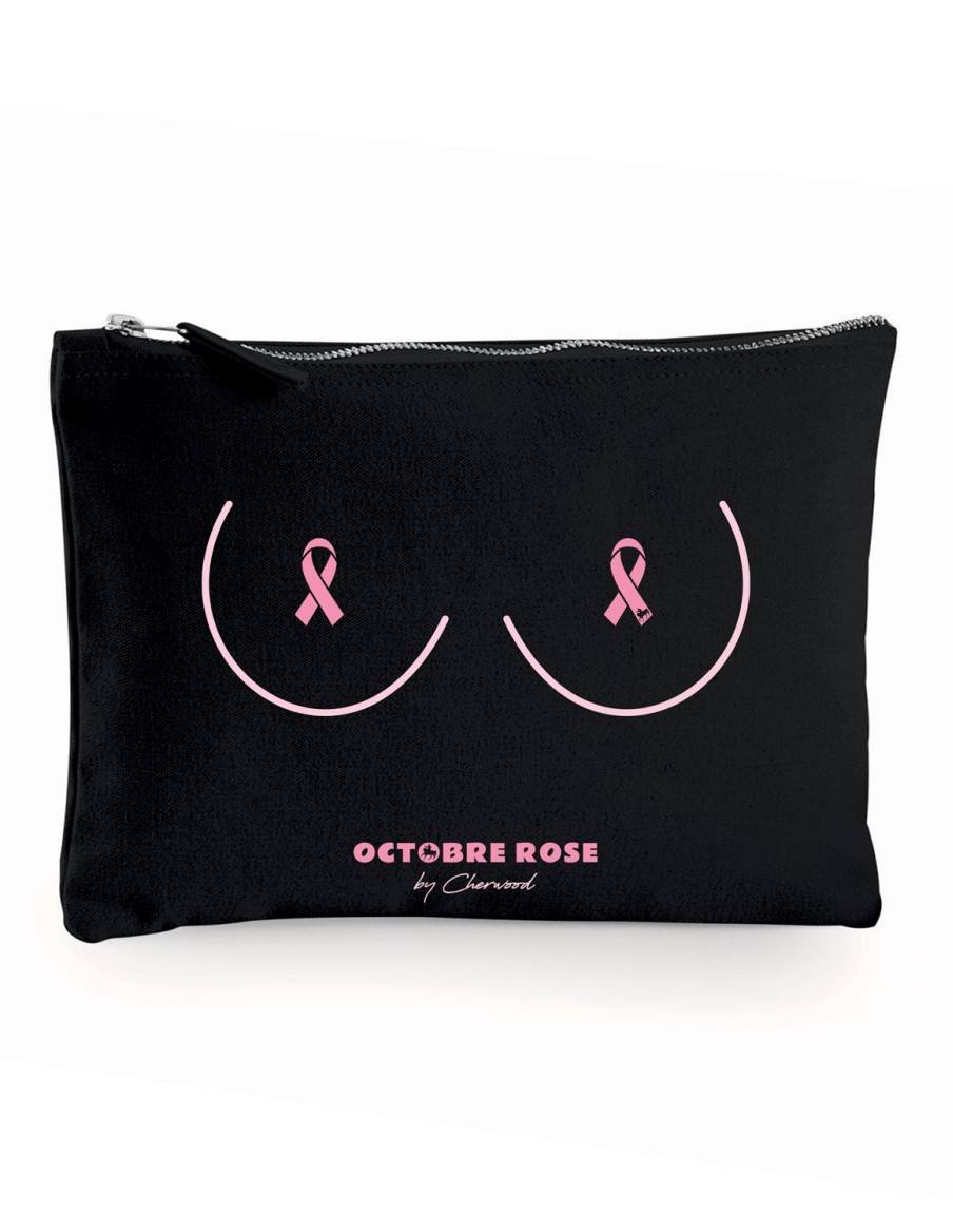 Octobre Rose Pochette Boobs • Pochettes & Trousses • Cherwood