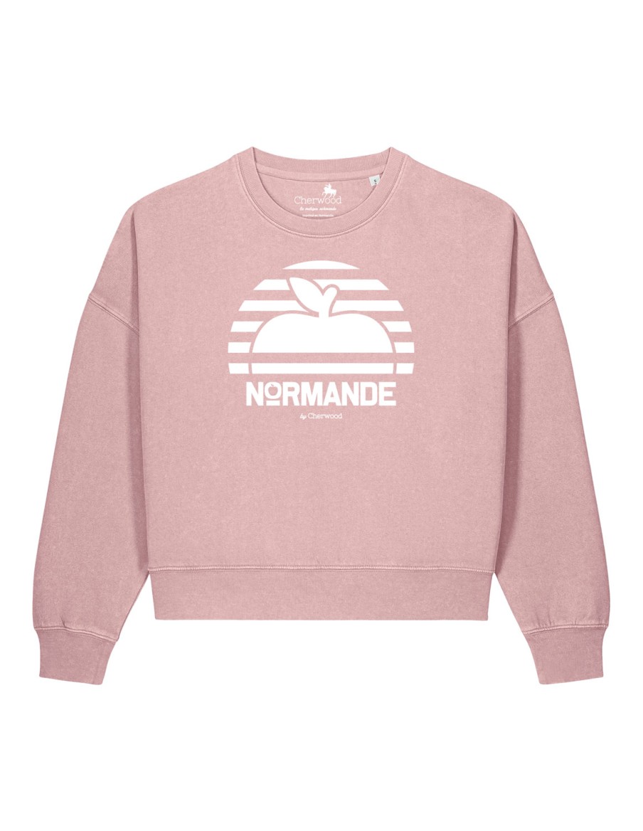 Sweat Femme Vintage Normande Proud • Femme • Cherwood