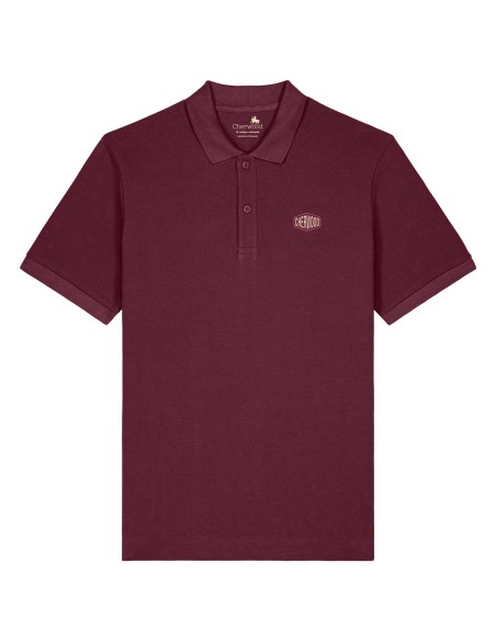 Polo Homme Factory Deep Plum Brodé