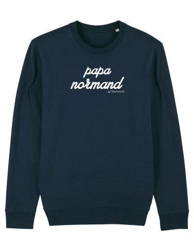 Sweat Homme Papa Normand navy