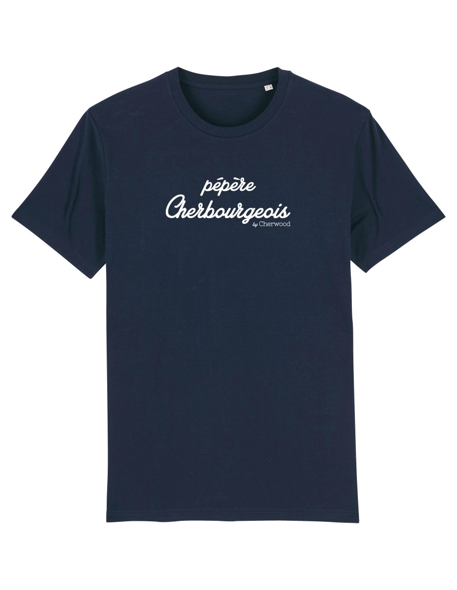T-shirt Homme Pépère Cherbourgeois navy