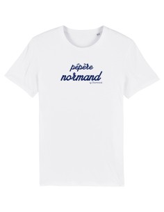 T-shirt Homme Pépère Normand blanc