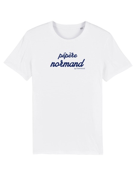 T-shirt Homme Pépère Normand blanc