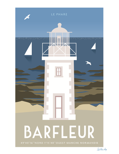 Carte Postale Barfleur - Phare