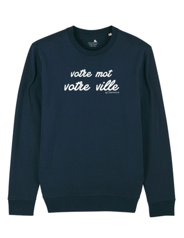 Sweat Mixte Ultra-Personnalisable navy
