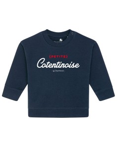 Sweat Bébé fille (petite) Cotentinoise navy