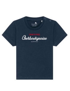 T-shirt Bébé fille (petite) Cherbourgeoise navy